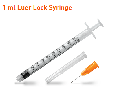1 ml Luer Lock Syringe without Needle