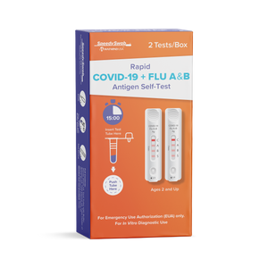 SpeedySwab­™ COVID-19 & Flu Self Test | 2 Tests