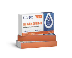 CorDx TyFast Flu A/B & COVID-19 | 1 Test