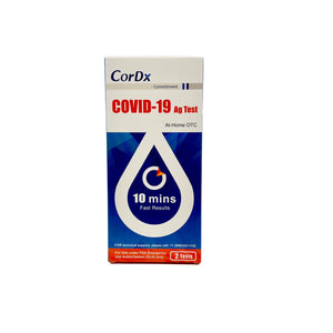 Cordx COVID-19 At-Home Tests (2 Pack)