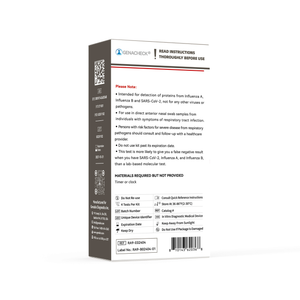 Genabio GenaCheck® COVID-19 / Flu A&B Rapid Self-Test (4 Pack)