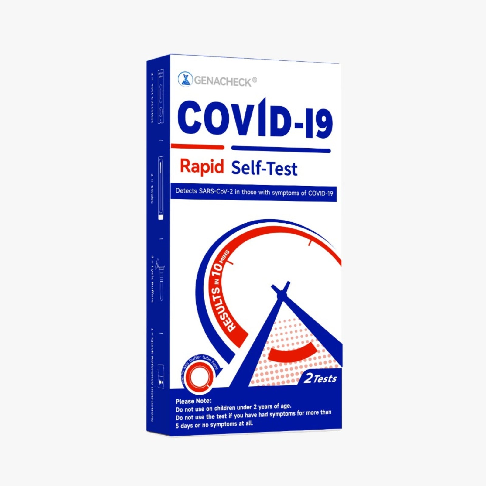 Genabio COVID-19 Rapid Self-Test Kit (2 Pack)