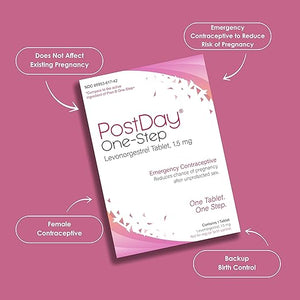 PostDay One-Step Levonorgestrel Tablet - Emergency Contraceptive