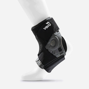 Side view of the Vero Ankle® brace on a prosthetic model.