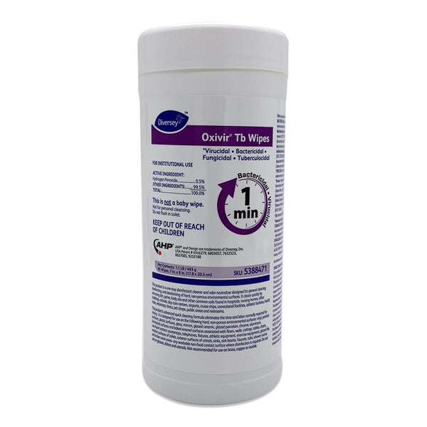 Oxivir Medical Grade Disinfectant Wipes (Case of 12)